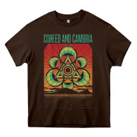 Chocolate Brown coheed and cambria Heavy Core Tee - artisFamous