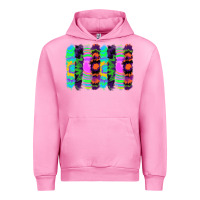 Fuchsia Pink tie dye brushstrokes Urban Hoodie - RanaPortraitStore
