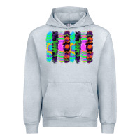 Heather Grey tie dye brushstrokes Urban Hoodie - RanaPortraitStore