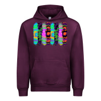 Mauve Wine tie dye brushstrokes Urban Hoodie - RanaPortraitStore
