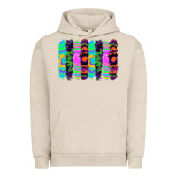 Pigment French Oak tie dye brushstrokes Urban Hoodie - RanaPortraitStore