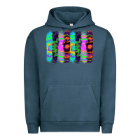 Pigment Midnight Navy tie dye brushstrokes Urban Hoodie - RanaPortraitStore