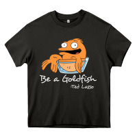 Asphalt be a goldfish ted losso Heavy Core Tee - artisFamous