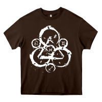 Chocolate Brown coheed and cambria Heavy Core Tee - artisFamous