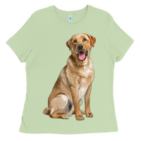 Matcha Labrador Retriever llustrations Ladies Tee - LillyAllenDesigns