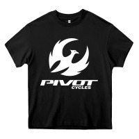 Black pivot cycles Heavy Core Tee - artisFamous