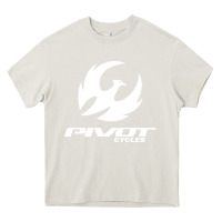 Cream pivot cycles Heavy Core Tee - artisFamous