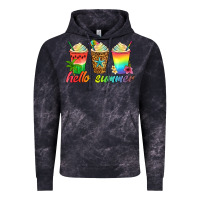Cloud Black hello summer Vintage Hoodie - Artiststas