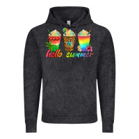 Vintage Black hello summer Vintage Hoodie - Artiststas