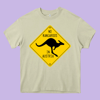 No Kangaroos In Austria Heavy Core Tee Designed By Artisfamous