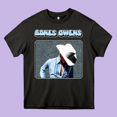 Bones Owens Heavy Core Tee Designed By Artisfamous
