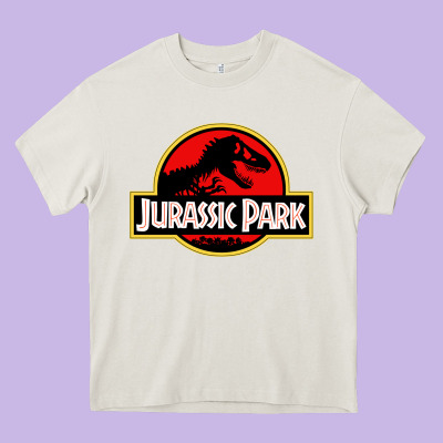 Jurassicc Park Cartoon Heavy Core Tee Designed By Artisfamous