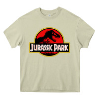 Mossy jurassicc park cartoon Heavy Core Tee - artisFamous