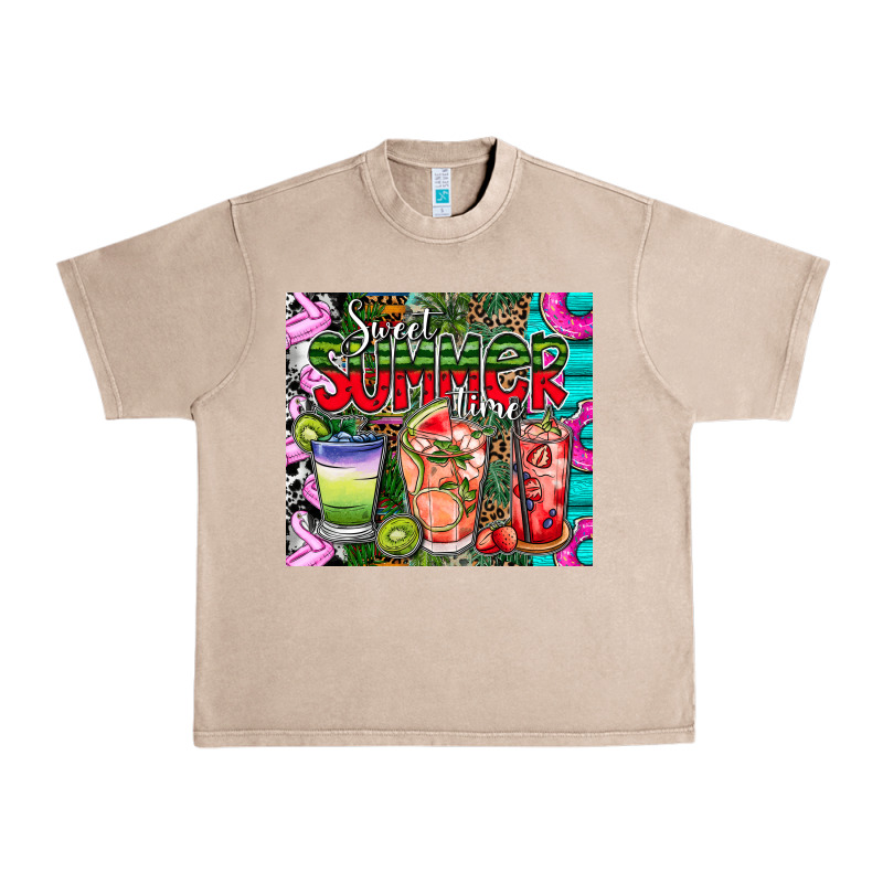 Summer Time Urban Heavy Tee by CowhideDigitalArt | Teevron