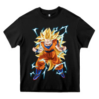 Black super saiyan Heavy Core Tee - artisFamous