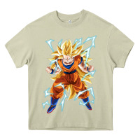 Mossy super saiyan Heavy Core Tee - artisFamous