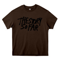 Chocolate Brown the story so far Heavy Core Tee - artisFamous