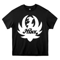 Black white and black hank art Heavy Core Tee - artisFamous