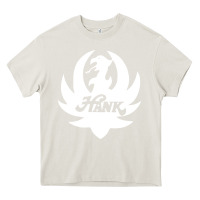 Cream white and black hank art Heavy Core Tee - artisFamous