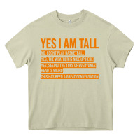 Mossy yes i am tall Heavy Core Tee - artisFamous