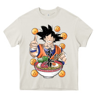 Cream Saiyan Ramen Heavy Core Tee - artisFamous