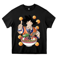 Black Saiyan Ramen Heavy Core Tee - artisFamous