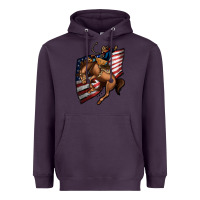 Plum American Cowboy Heavyweight Hoodie - Jasminsmagicworld
