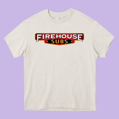 Firehouse Subs Heavy Core Tee Designed By Artisfamous