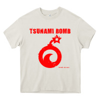 Cream tsunami bomb trust no one Heavy Core Tee - artisFamous