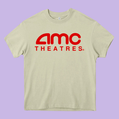 Cinema Amc Theaters Merch Heavy Core Tee Designed By Artisfamous