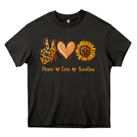 Asphalt Peace Love Sunshine Heavy Core Tee - Jasminsmagicworld