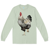 Matcha wyandotte rooster Long Sleeve Tee - LillyAllenDesigns