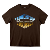 Chocolate Brown NIGHT RANGER Music Heavy Core Tee - artisFamous