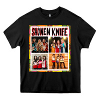 Black Shonen knife Heavy Core Tee - artisFamous