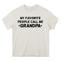 Cream my favorite people call me grandpa black Heavy Core Tee - artisFamous