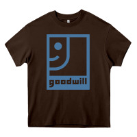 Chocolate Brown GOODWILL Heavy Core Tee - artisFamous