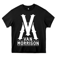 Black Van Morrison Music Heavy Core Tee - artisFamous