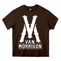Chocolate Brown Van Morrison Music Heavy Core Tee - artisFamous