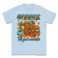 Dusty Blue Gobble Til You Wobble Coffee Mug Classic Tee - FaDigitalArtStudio