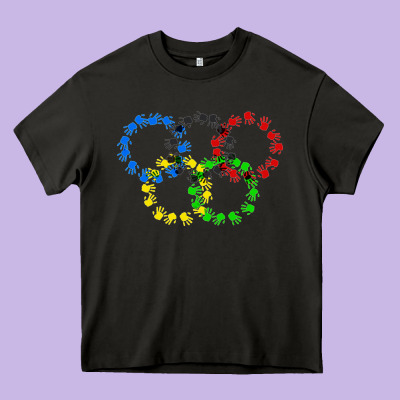 Winter Olympics Heavy Core Tee Designed By Artisfamous