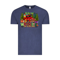 Vintage Denim it's The Most Wonderful Time of the year Vintage Tee - CowhideDigitalArt