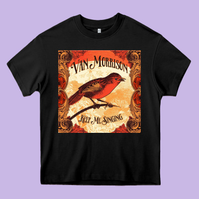 Van Morrison Music Heavy Core Tee Designed By Artisfamous