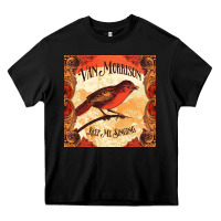 Black Van Morrison Music Heavy Core Tee - artisFamous