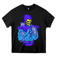 Black skeletor's cat premium scoop csic las Heavy Core Tee - artisFamous
