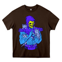 Chocolate Brown skeletor's cat premium scoop csic las Heavy Core Tee - artisFamous
