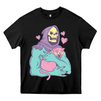 Black skeletor's cat premium scoop classic Heavy Core Tee - artisFamous