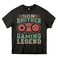 Asphalt SON BROTHER GAMING LEGEND Heavy Core Tee - artisFamous