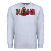 Heather Grey Lady Of Guadalupe Momo Premium Sweatshirt - Jasminsmagicworld