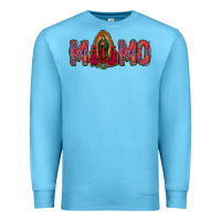 Ocean Blue Lady Of Guadalupe Momo Premium Sweatshirt - Jasminsmagicworld