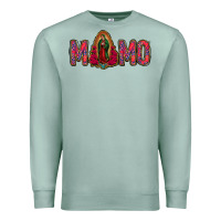 Seafoam Lady Of Guadalupe Momo Premium Sweatshirt - Jasminsmagicworld